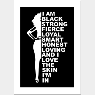 I Am a Strong Black Woman Posters and Art